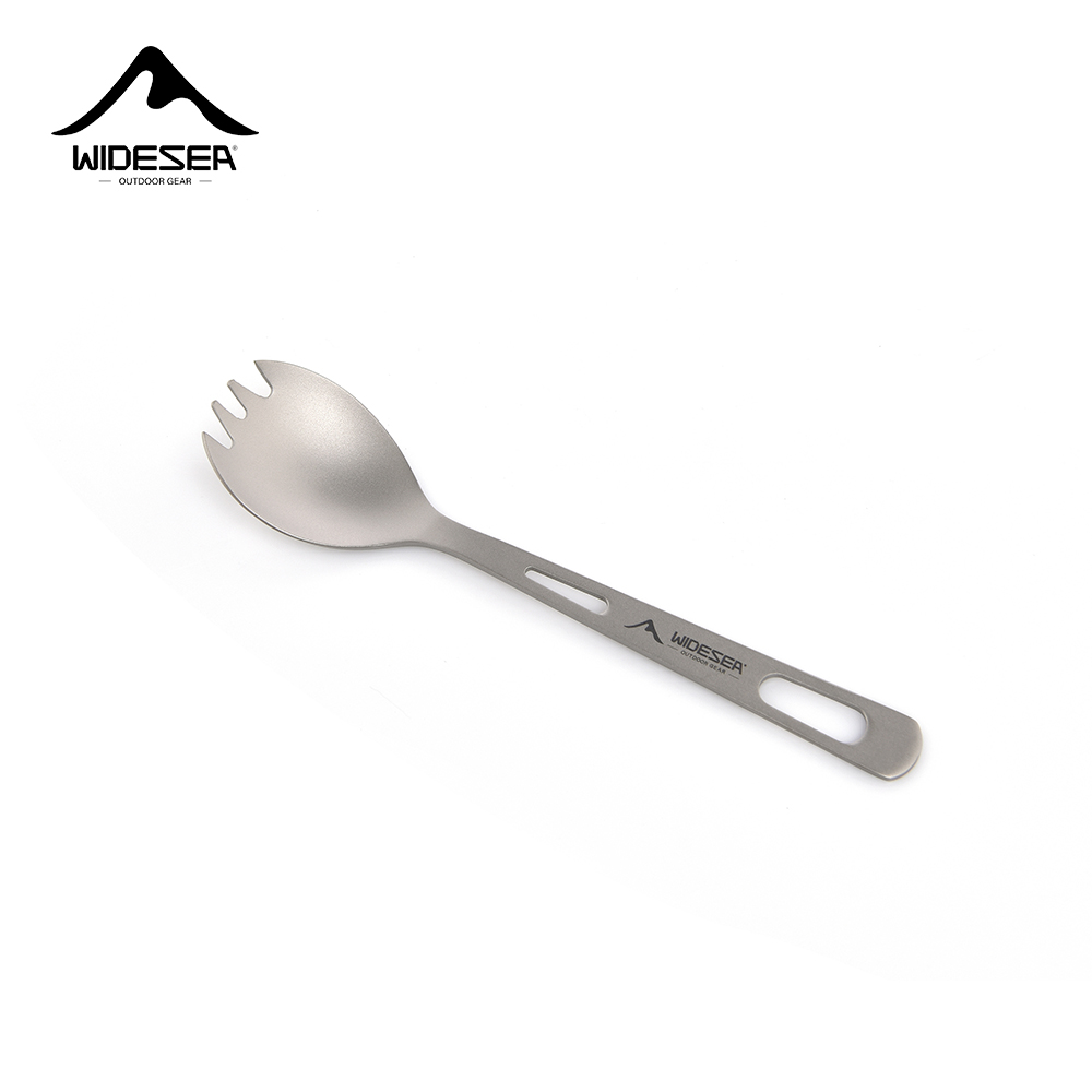 Hi Tech Kitchen Accessories - Widesea 캠핑 요리 세트 스포크 티타늄