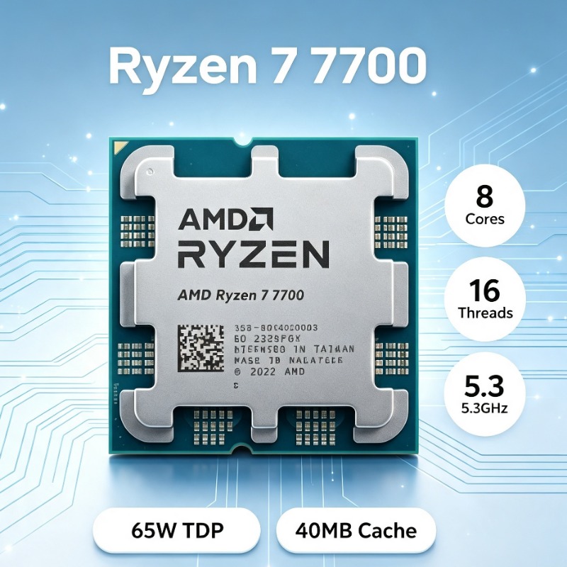 Amd Cpu Ryzen 7 - AM5 슬롯 게이밍 데스크탑 CPU AMD