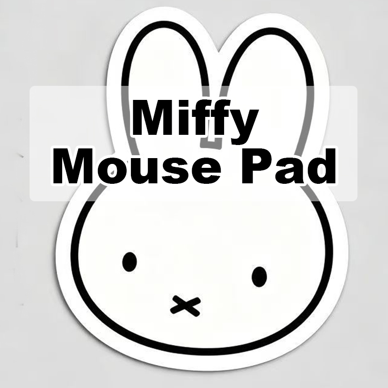 Kawaii Tech Accessories - 미피 마우스 패드 귀여운 만화 디자인
