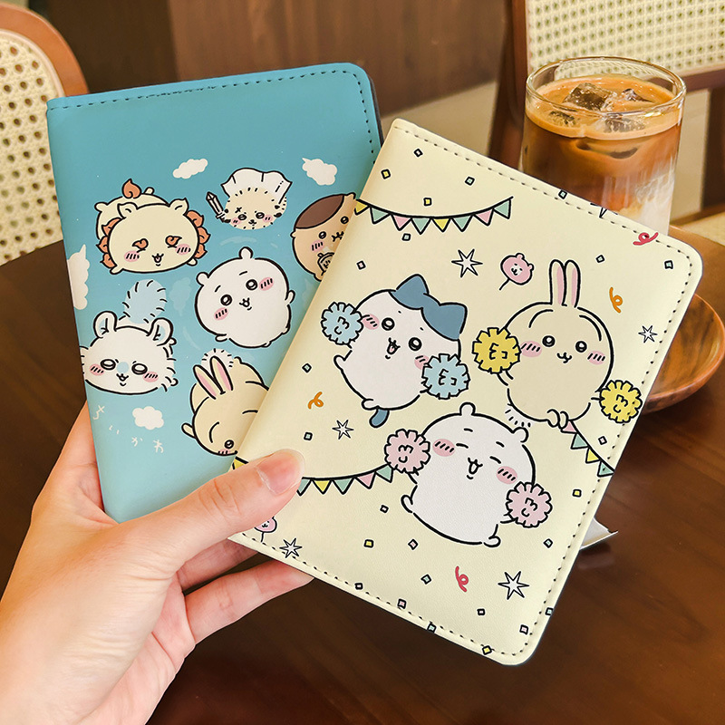 Kawaii Tech Accessories - 치이카와 카와이 캐릭터 프린트 PU 여권