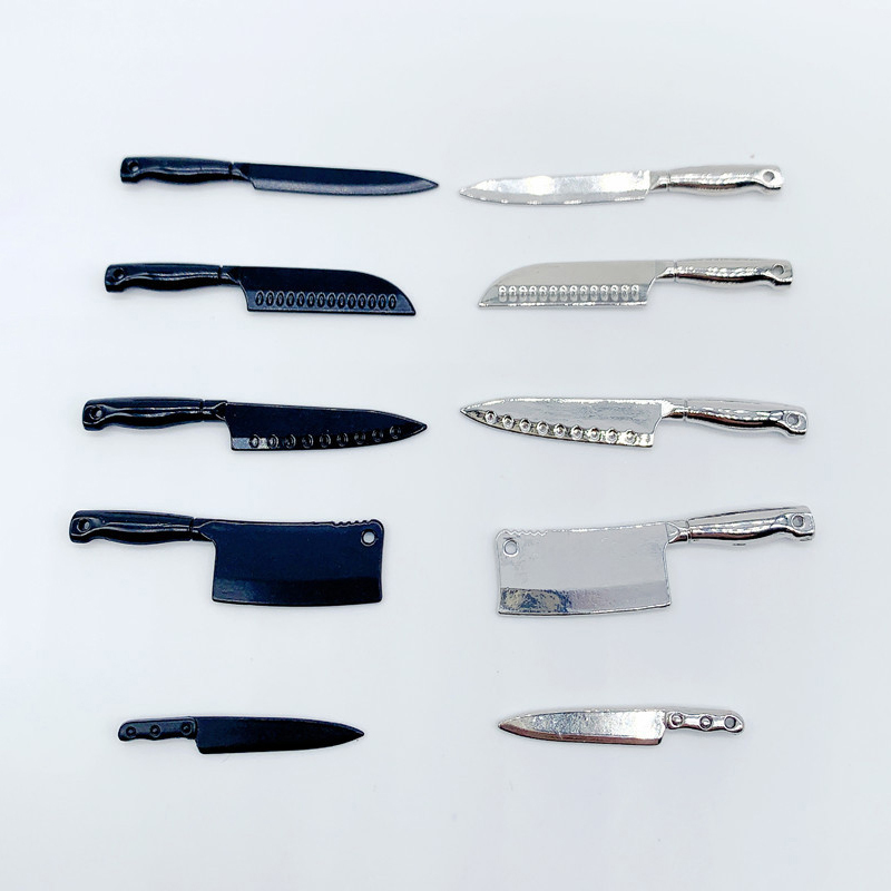 Hi Tech Kitchen Accessories - 1/12 인형 집 미니 나이프 모델