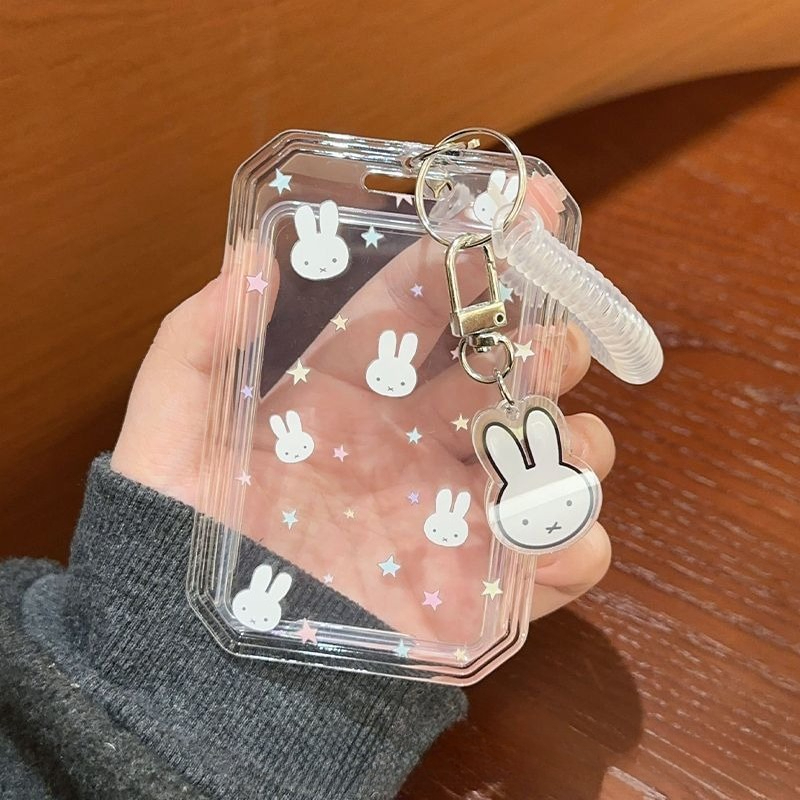 귀여운 미피 ID 카드 홀더, 끈 포함, 귀여운 만화  - Kawaii Tech Accessories 리뷰 및 가격
