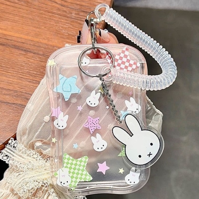 귀여운 미피 ID 카드 홀더, 끈 포함, 귀여운 만화  - Kawaii Tech Accessories 리뷰 및 가격