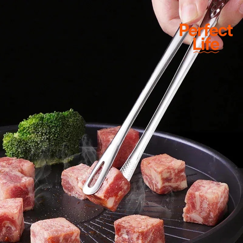 1/2개 스테인리스 스틸 BBQ 그릴 집게 고기 요리용 - Hi Tech Kitchen Accessories 리뷰 및 가격