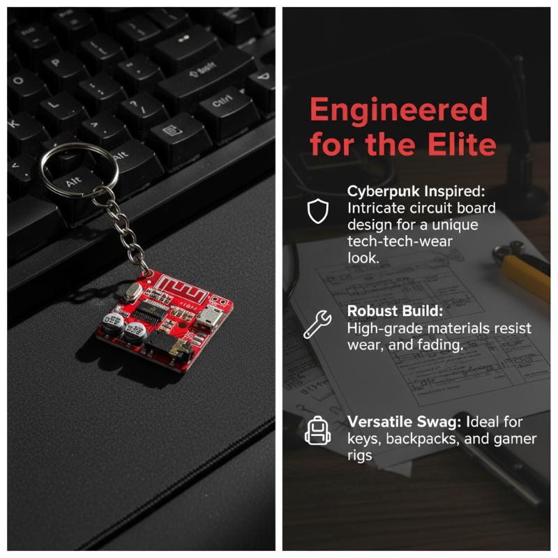 회로 기판 키체인 미니멀리스트 레트로 PCB 메탈 키링 - Jet Tech Accessories 리뷰 및 가격